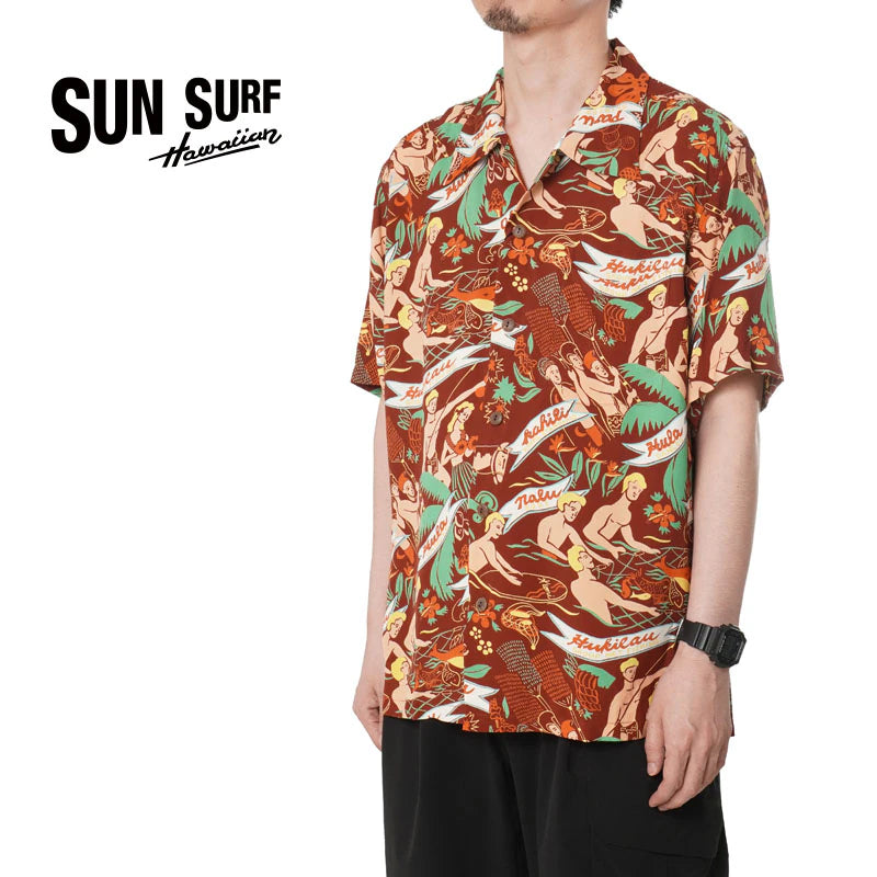 SUN SURF サンサーフ 半袖 アロハシャツ KEONI OF HAWAII 