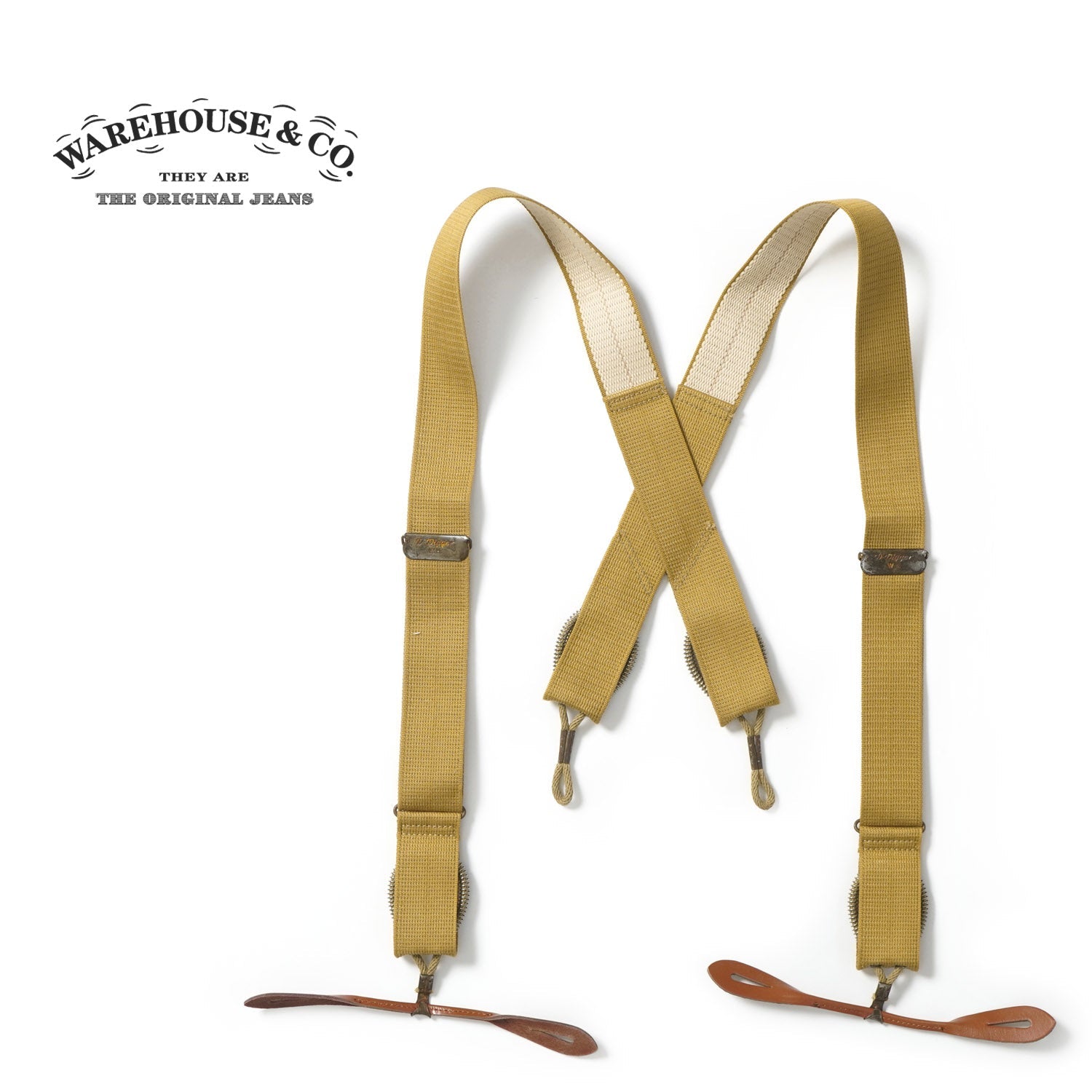 WAREHOUSE ウエアハウス サスペンダー “MEN'S SPRING SUSPENDERS” 6045