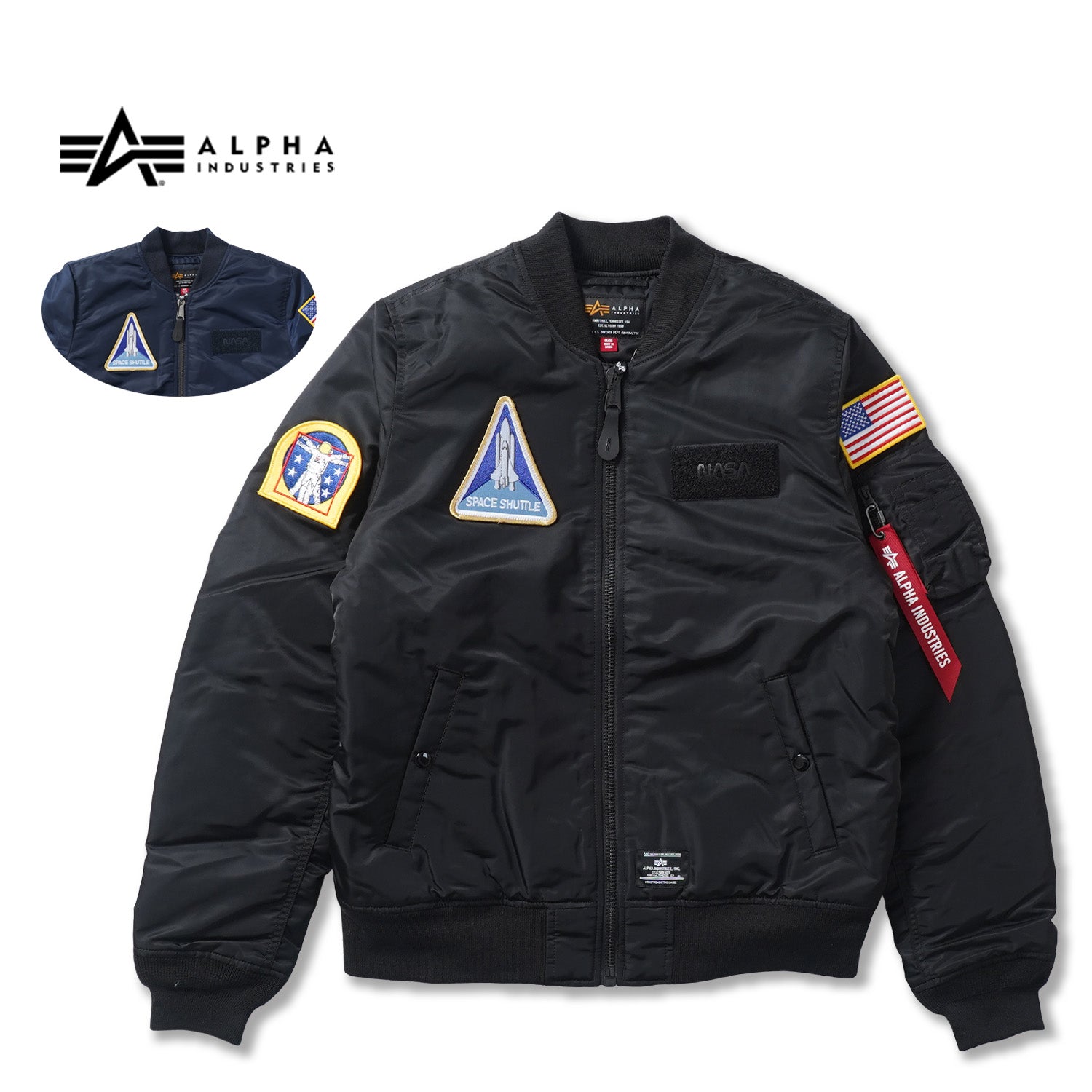 Alpha Industries アルファインダストリーズ ジャケット NASA MA-1