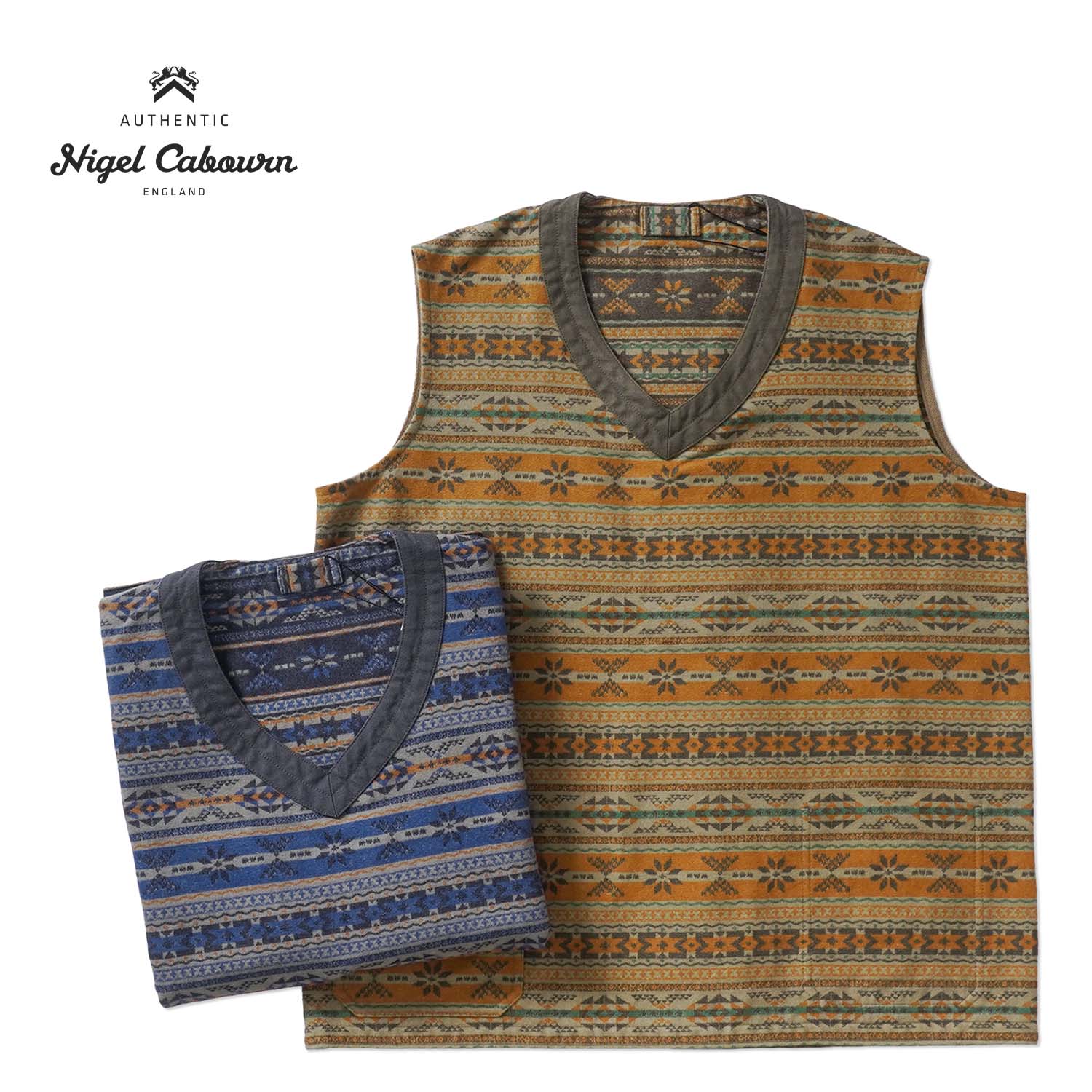 Nigel Cabourn ナイジェルケーボン プルオーバーベスト 