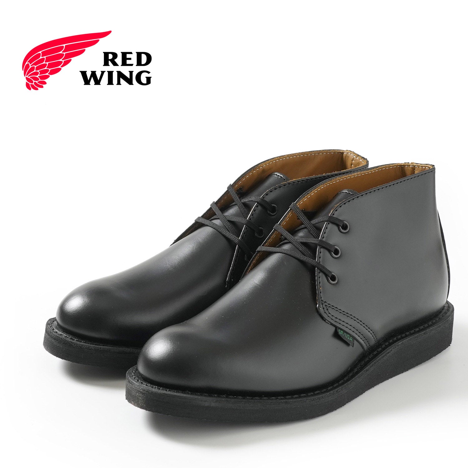 RED WING レッドウイング ワークブーツ “POSTMAN CHUKKA BLACK” Style