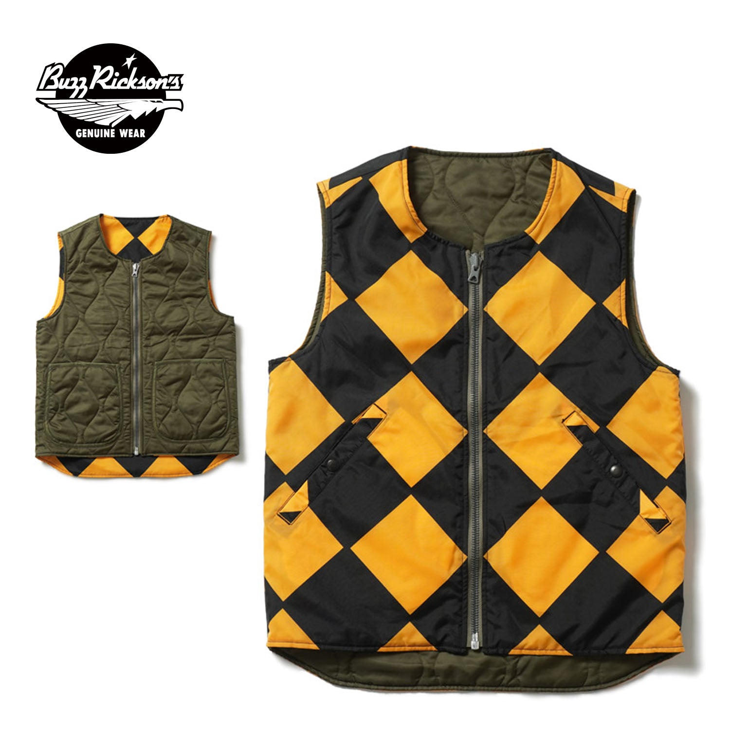 BUZZ RICKSON'S バズリクソンズ ベスト LINE CREWMAN VEST (MOD