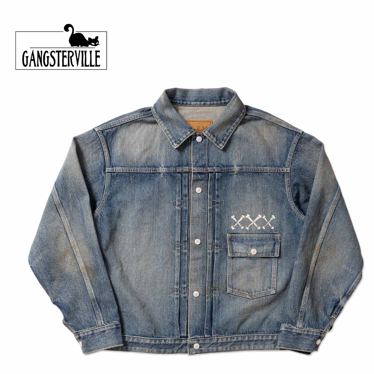 GANGSTERVILLE ジャケット GANGSTERVILLE ギャングスタービル デニムジャケット “XXX - DENIM