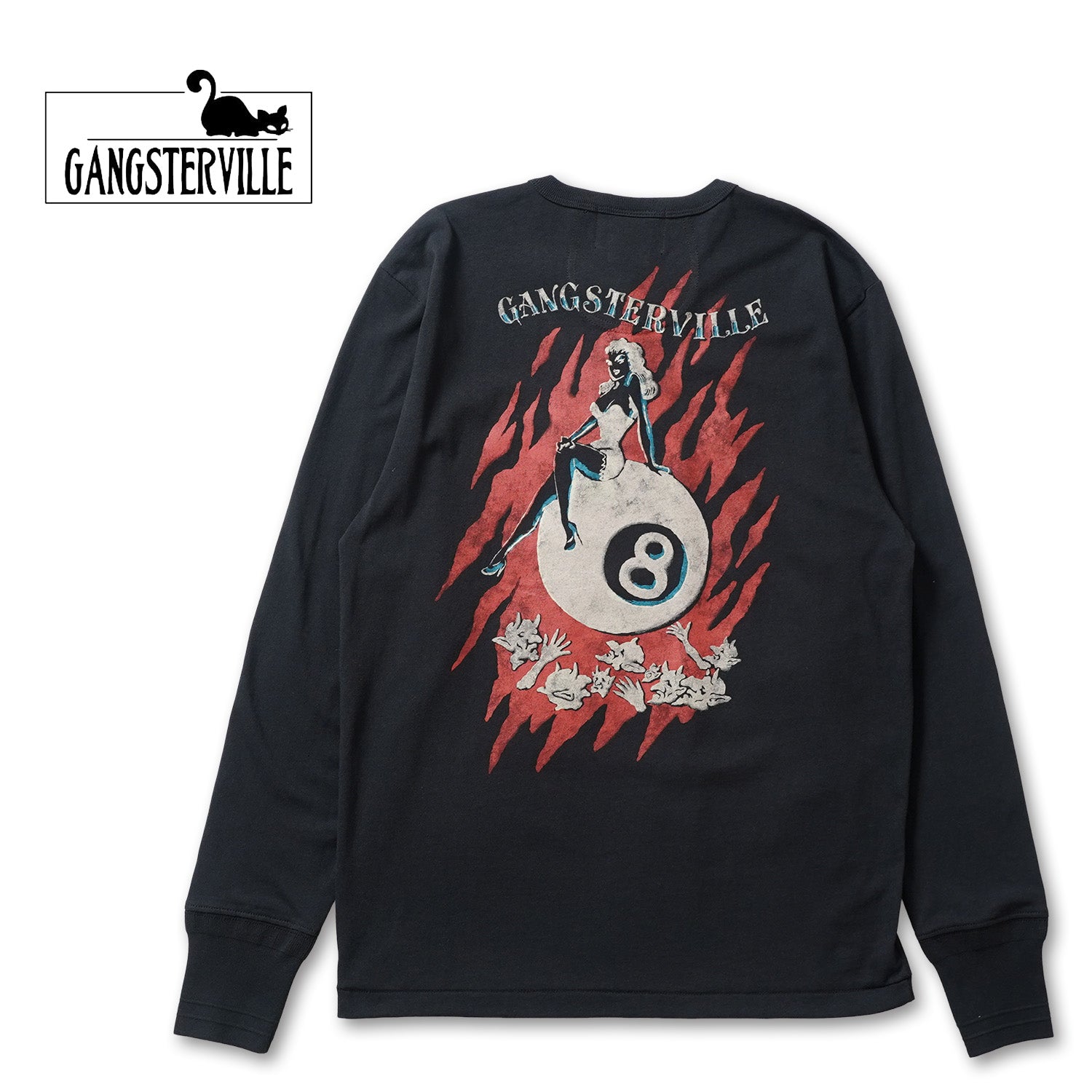 GANGSTERVILLE ギャングスタービル 長袖 Tシャツ “GAMBLERS - L/S