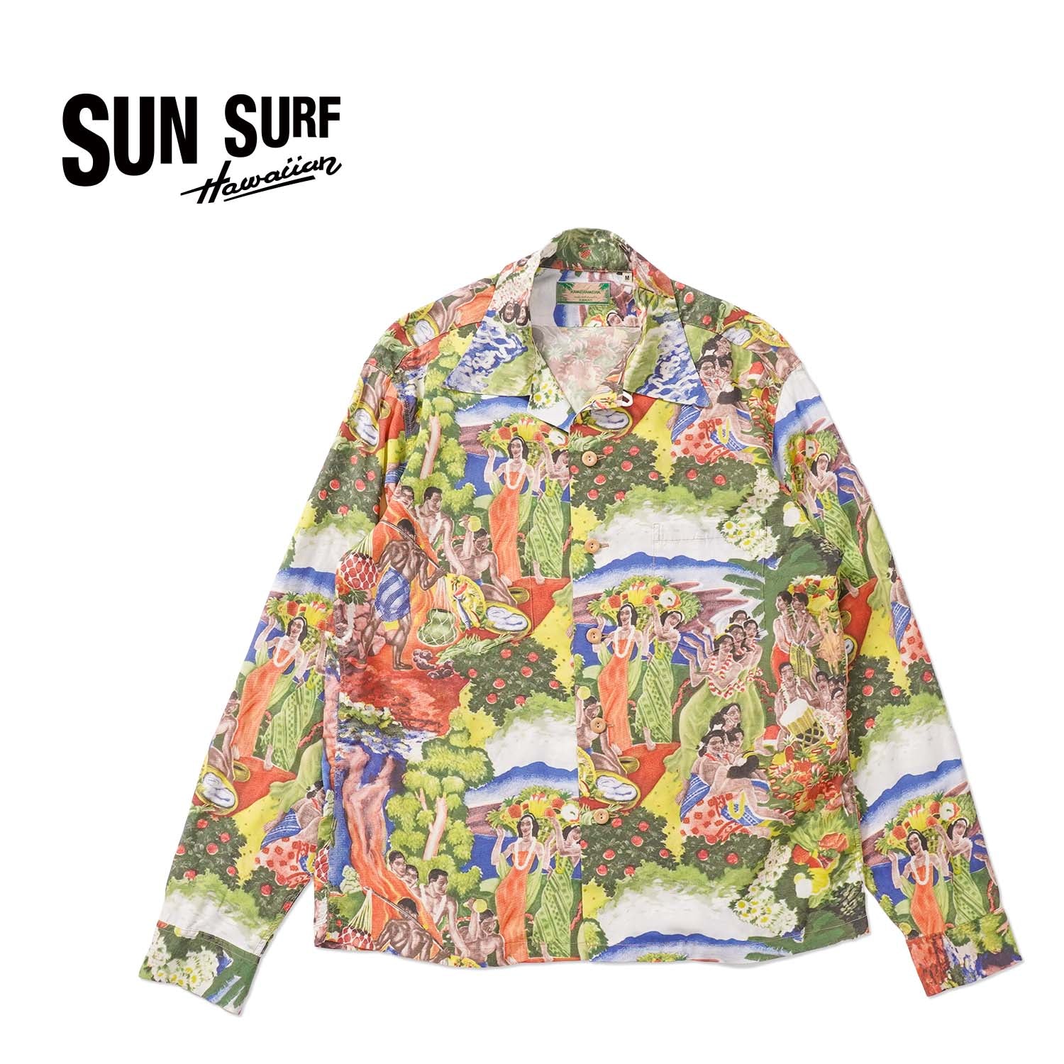 SUN SURF サンサーフ 長袖 アロハ シャツ SPECIAL EDITION “ORIGINAL
