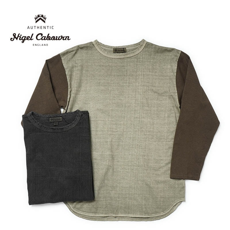 Nigel Cabourn ナイジェルケーボン ベースボールTシャツ “BASEBALL T-SHIRT PIGMENT” 80510021000