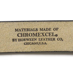 chapllin チャップリン ベルト HORWEEN CHROMEXCEL LEATHER "FIREMAN BELT" CPB-FIREMAN-CEX【BLACK×SILVER】