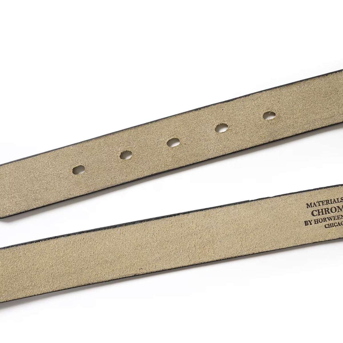chapllin チャップリン ベルト HORWEEN CHROMEXCEL LEATHER "FIREMAN BELT" CPB-FIREMAN-CEX【BLACK×SILVER】