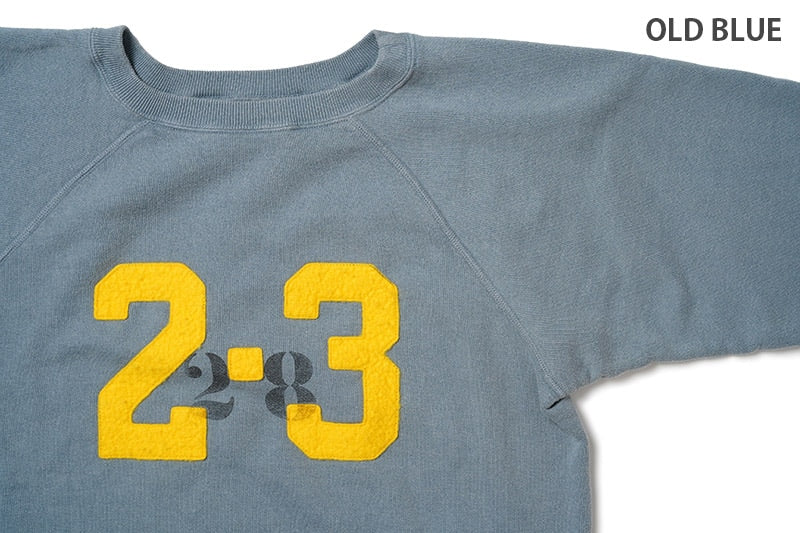 FULLCOUNT フルカウント　スウェット トレーナー　Raglan Sleeve College Sweatshirts “2-3”　3765-1