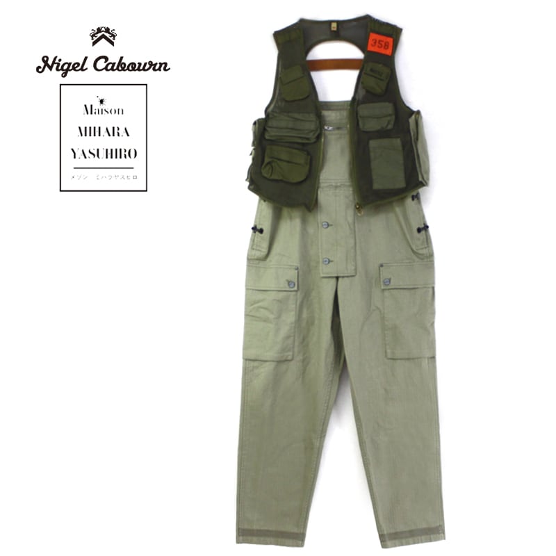 明日まで！Nigel CabournオーバーオールSize48 Nigel Cabourn ナイジェルケーボン オーバーオール Nigel Cabourn