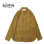 SUGAR CANE シュガーケーン 長袖シャツ "FR 3oz. COTTON SATEEN L/S" SC28993