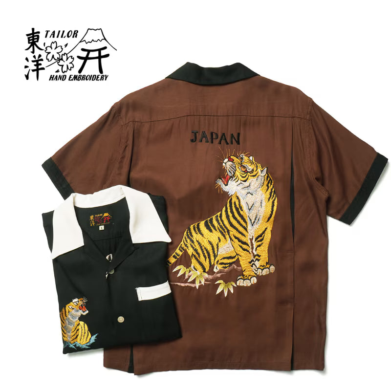 TAILOR TOYO テーラー東洋　半袖 シャツ　SUKA SHIRT “ROARING TIGER” TT39508