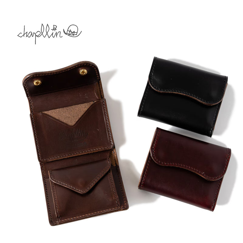 chapllin チャップリン ミニウォレット クロムエクセルレザー CPW-FLAP-XSCEX【BROWN】