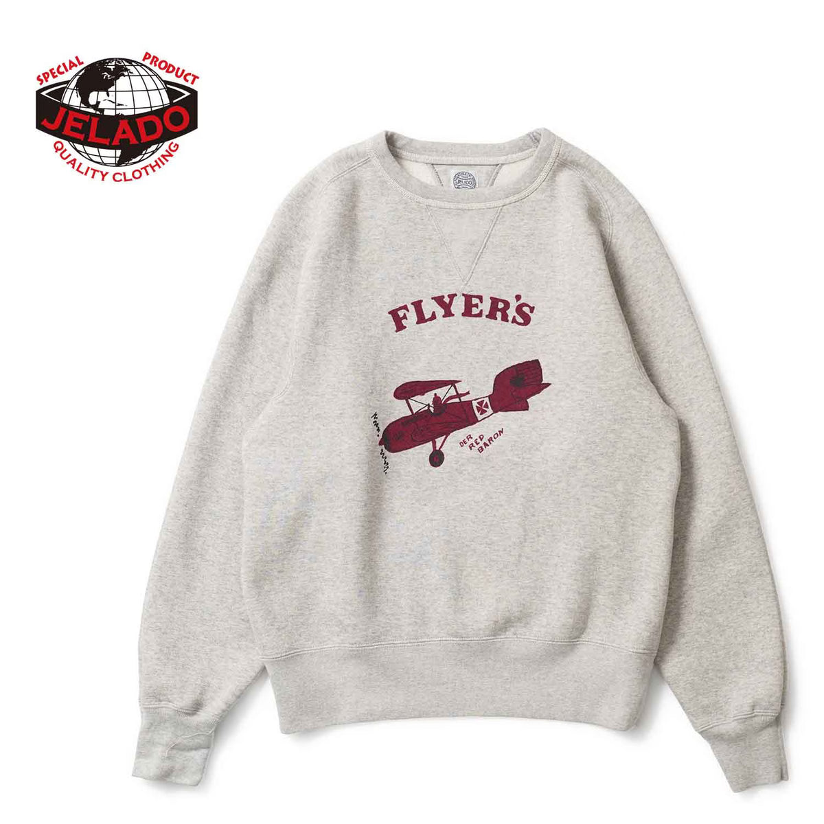 JELADO ジェラード スウェット トレーナー "FLYERS Champs Print" AB21239