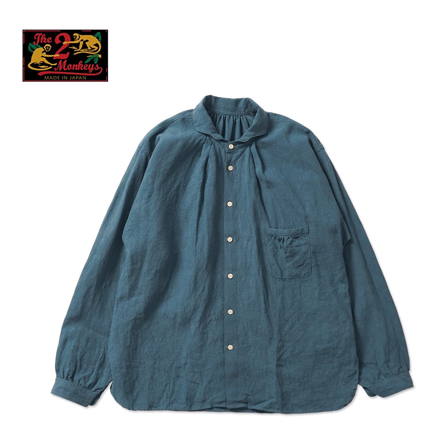 The 2 Monkeys ザ ツーモンキーズ 長袖 シャツ ブラウス “Linen