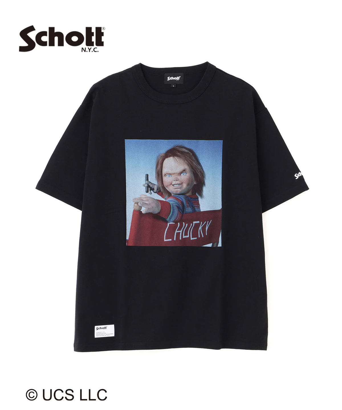 Schott ショット 半袖Ｔシャツ "CHUCKY IT'S TIME TO PLAY T-SHIRT" 782-6134028