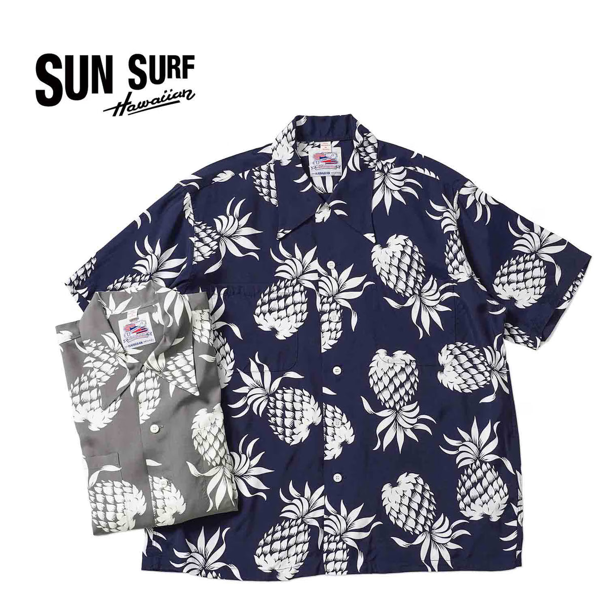 SUN SURF サンサーフ 長袖 アロハシャツ DUKE KAHANAMOKU SPECIAL EDITION “DUKE'S PINEAPPLE” (SHORT SLEEVE) DK36201