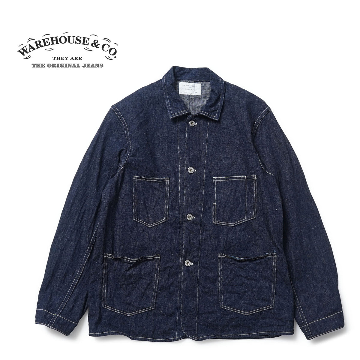 【ワンウォッシュ】WAREHOUSE ウエアハウス ジャケット Lot.2249 "1910’S BIG BOB CHORE JACKET" 2249(26AW)