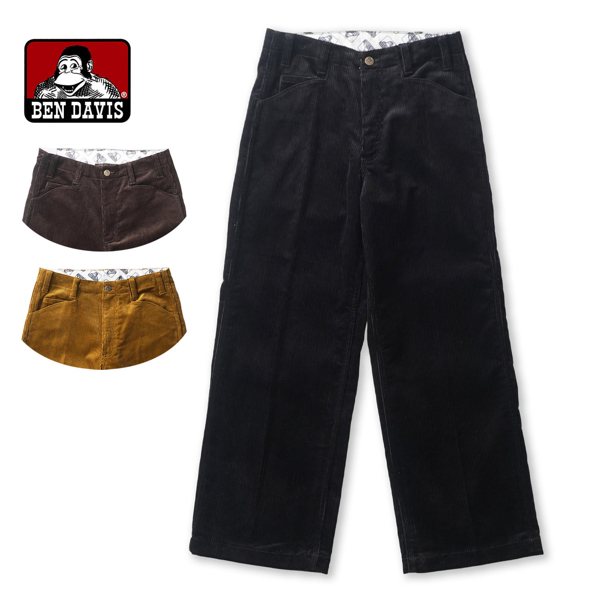 BEN DAVIS ベンデイビス パンツ "EXTRA WIDE CORDUROY PANTS" 23180019