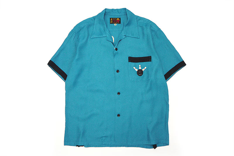 TAILOR TOYO テーラー東洋　半袖 シャツ　SUKA BOWLING SHIRT “CPO CLUB” TT39103