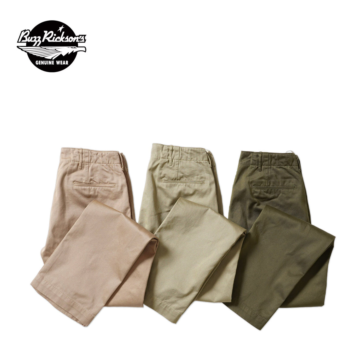 BUZZ RICKSON'S バズリクソンズ パンツ "ORIGINAL SPEC CHINOS" BR40025A