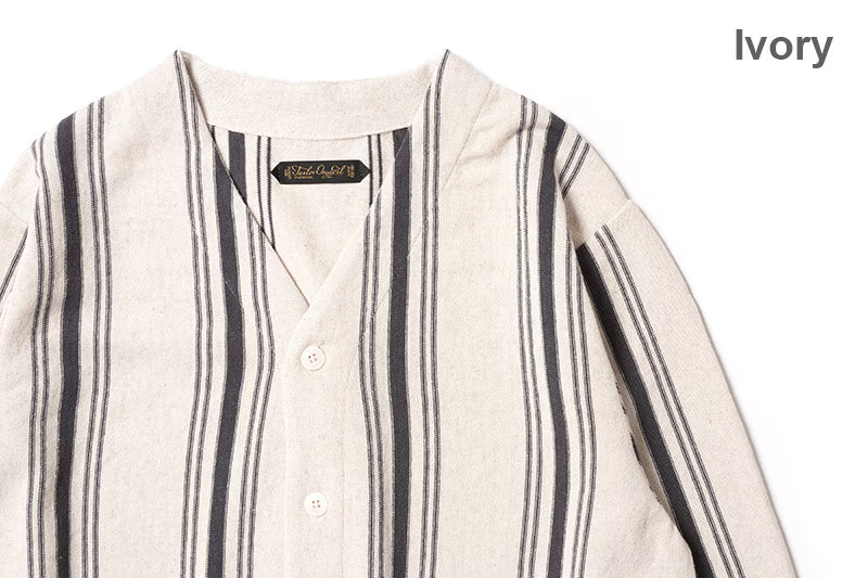 ORGUEIL オルゲイユニット カーディガン Stripe Knit Cardigan OR-4293