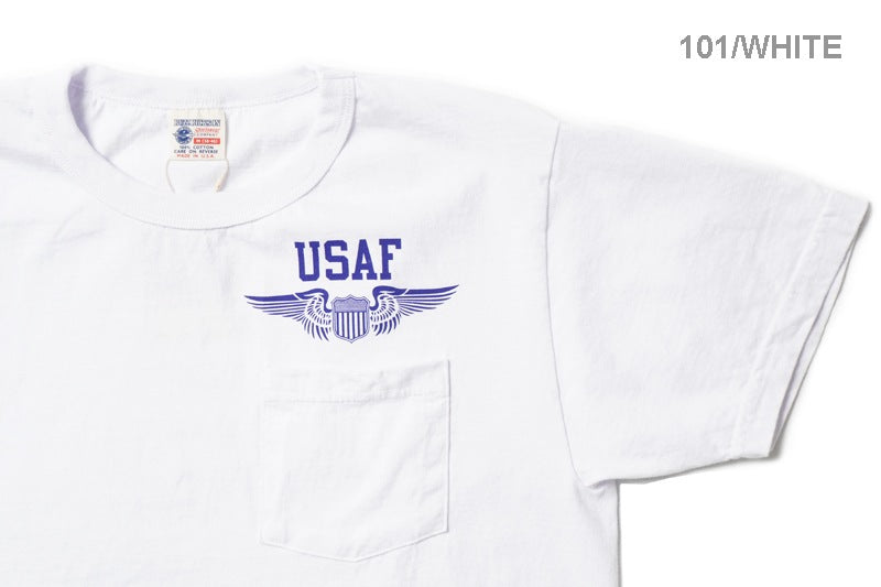 BUZZ RICKSON'S バズリクソンズ 半袖Tシャツ S/S POCKET T-SHIRT "U.S. AIR FORCE" BR79579