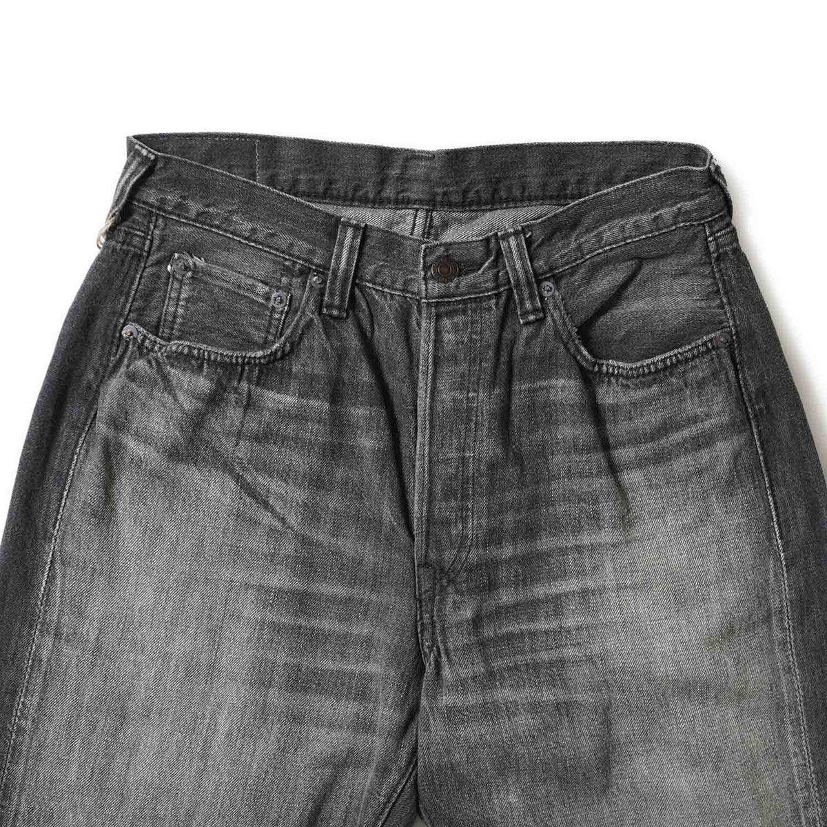 FULLCOUNT フルカウント パンツ "Straight Black Selvedge Denim Dartford(Super Smooth)" 1101BKSSHW