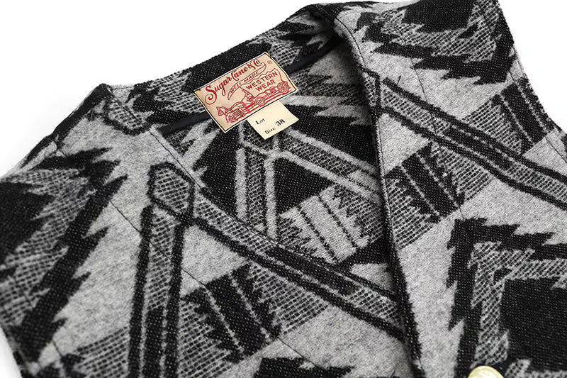 SUGAR CANE シュガーケーン ベスト “NATIVE AMERICAN WOOL BLANKET