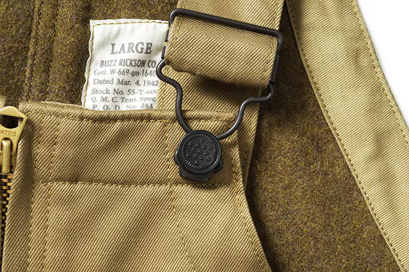 BUZZ RICKSON'S バズリクソンズ オーバーオール TROUSERS, COMBAT, WINTER Type TANKERS “BUZZ RICKSON CO.” BR42468