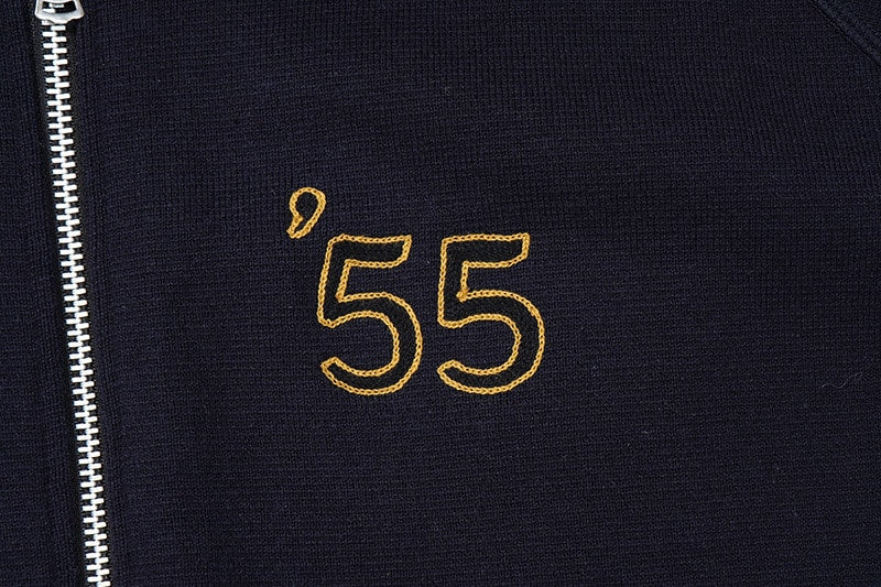 OLD CROW オールドクロウ ジャケット "FOUR CYL. RACING. - KNIT BLOUSON" OC-24-AW-09