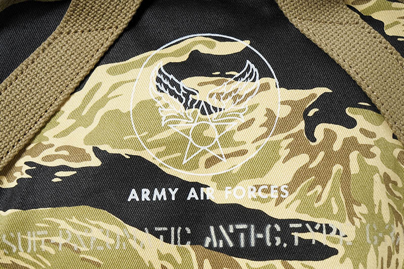 BUZZ RICKSON'S バズリクソンズ バッグ “SUIT-PNEUMATIC ANTI-G, TYPE G-3A TIGER CAMOUFLAGE BAG” BR02878