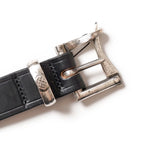 chapllin チャップリン ベルト HORWEEN CHROMEXCEL LEATHER "FIREMAN BELT" CPB-FIREMAN-CEX【BLACK×SILVER】
