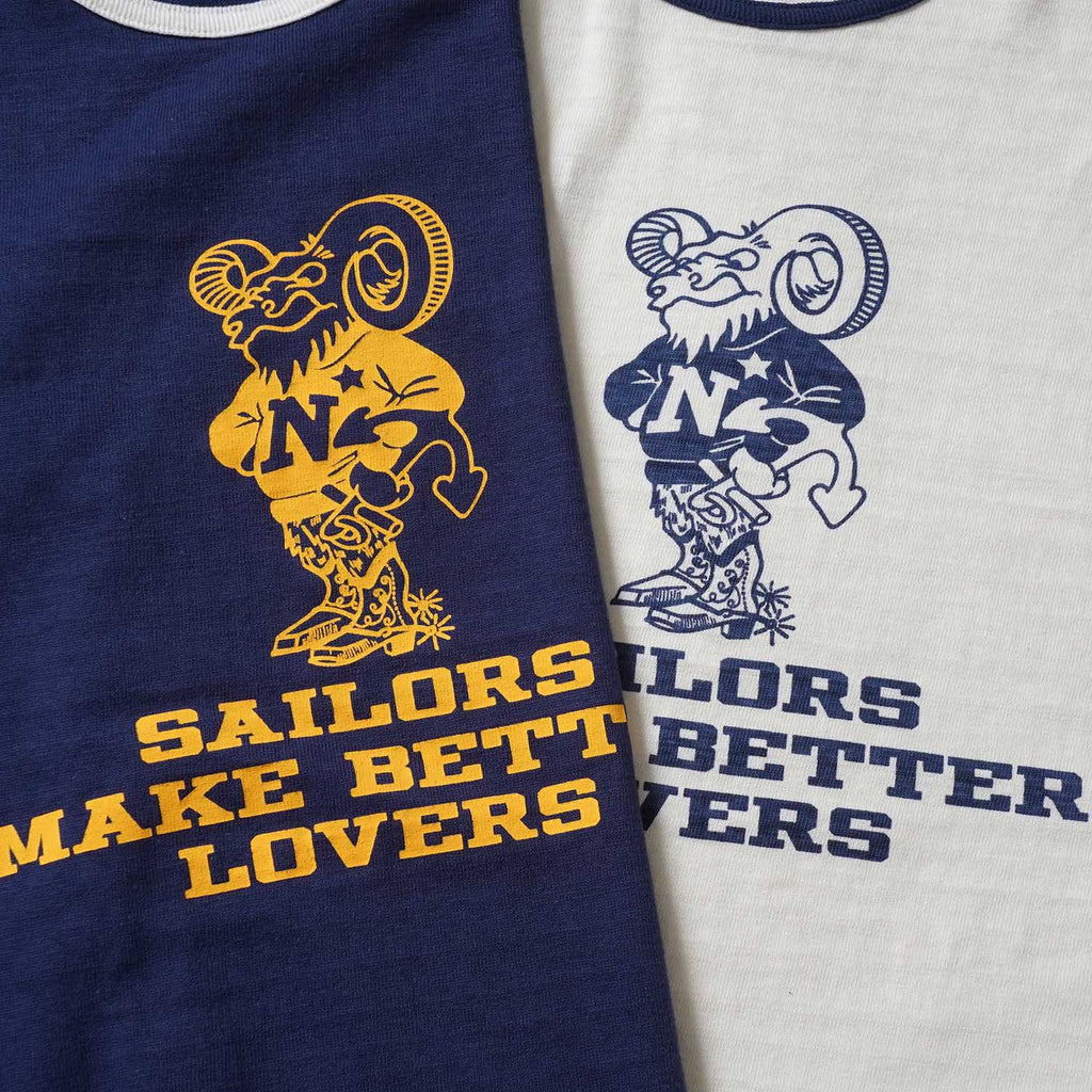 WAREHOUSE ウエアハウス 半袖Tシャツ リンガーT Lot 4059 "SAILORS" 4059-SAILORS(26SS)