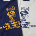 WAREHOUSE ウエアハウス 半袖Tシャツ リンガーT Lot 4059 "SAILORS" 4059-SAILORS(26SS)