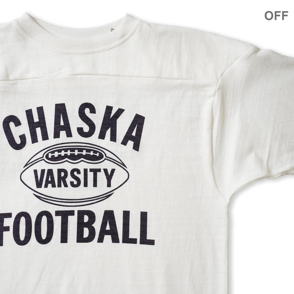 WAREHOUSE ウエアハウス 7分袖 フットボールT Lot.4063 "CHASKA" 4063-CHASKA(26AW)
