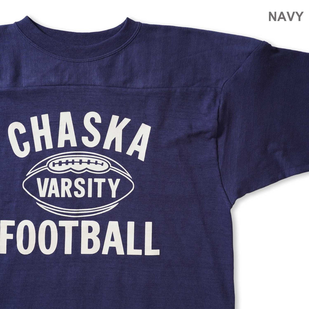 WAREHOUSE ウエアハウス 7分袖 フットボールT Lot.4063 "CHASKA" 4063-CHASKA(26AW)