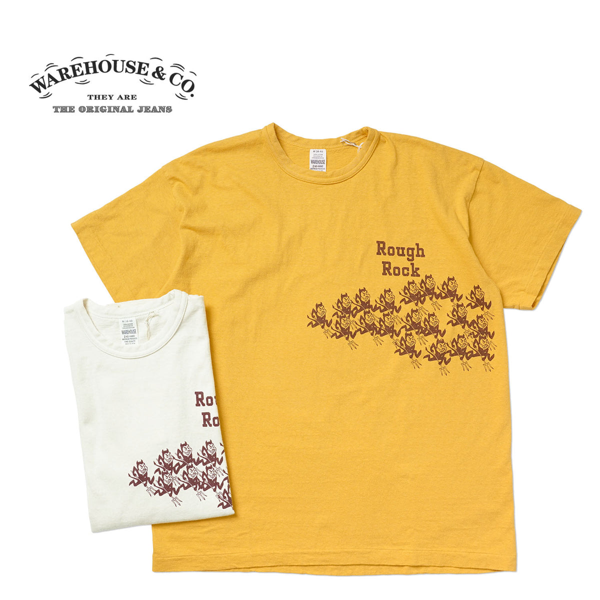 WAREHOUSE ウエアハウス 半袖Tシャツ Lot 4064 "SUNDEVILS" 4064-SUNDEVILS(26S)