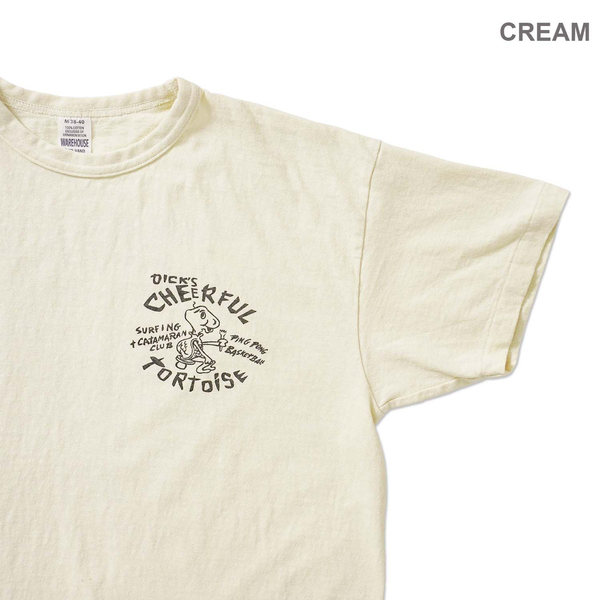WAREHOUSE ウエアハウス 半袖 Tシャツ Lot 4064 "TORTOISE" 4064-TORTOISE(26SS)