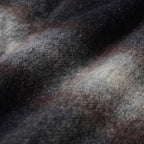 FULLCOUNT フルカウント 長袖シャツ "Wool Alpaca Shaggy Check Open Collar Shirt" 4102