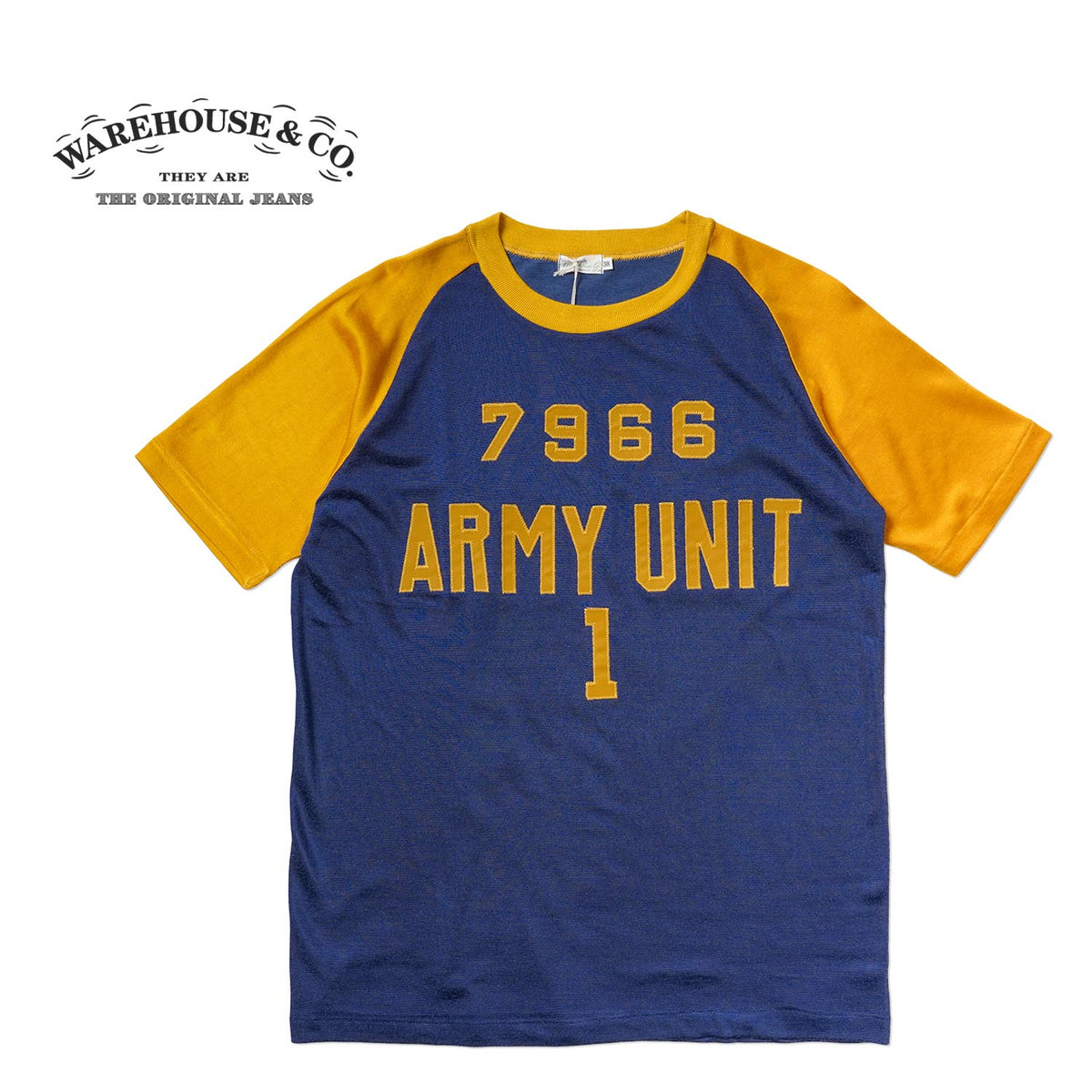 WAREHOUSE ウエアハウス 半袖Tシャツ Lot.4114 "コンビラグラン半袖 T ARMY UNI" 4114(26SS)