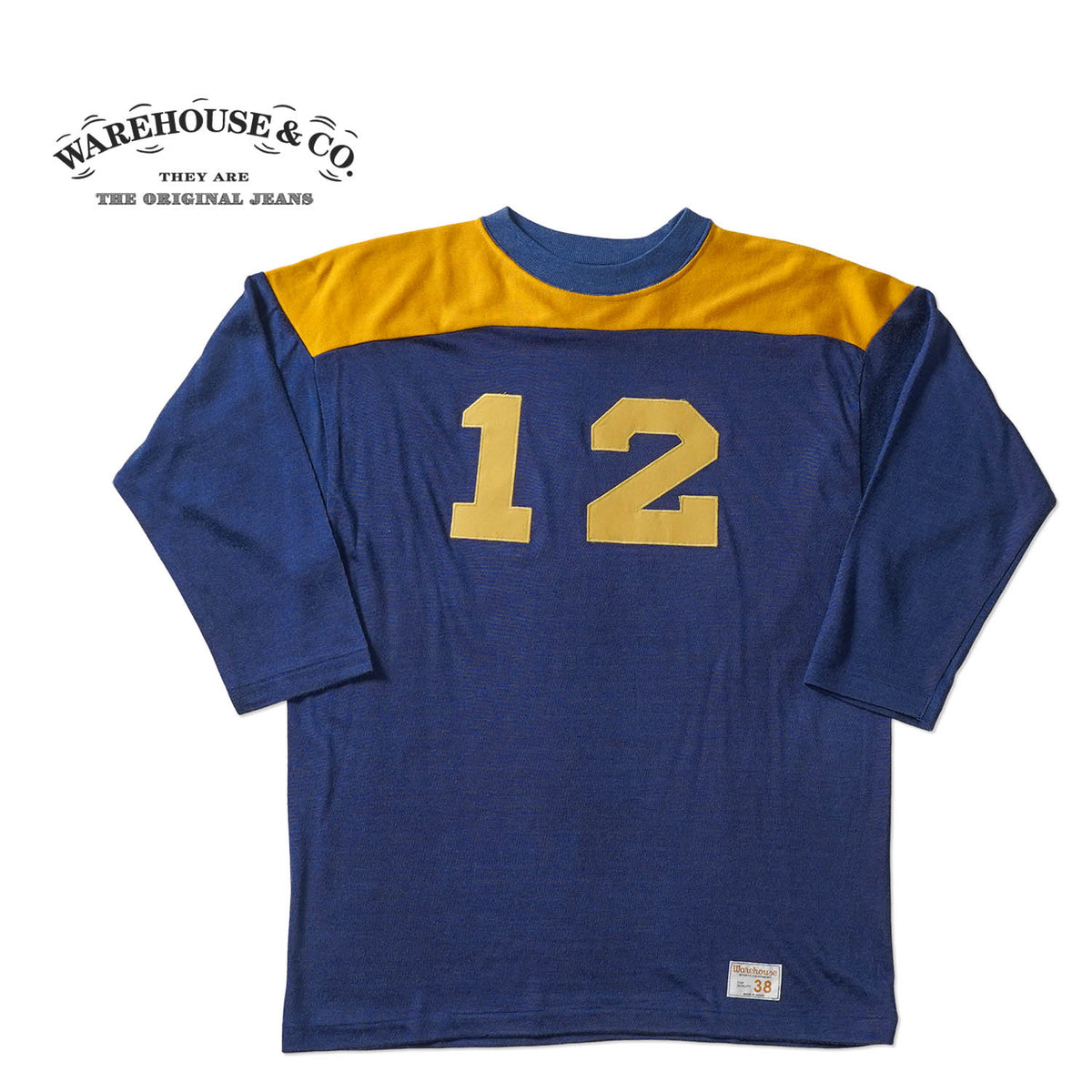 WAREHOUSE ウエアハウス 7分袖 フットボールT Lot.4115 "コンビ 7 分袖フットボールＴ NO.12" 4115(26SS)