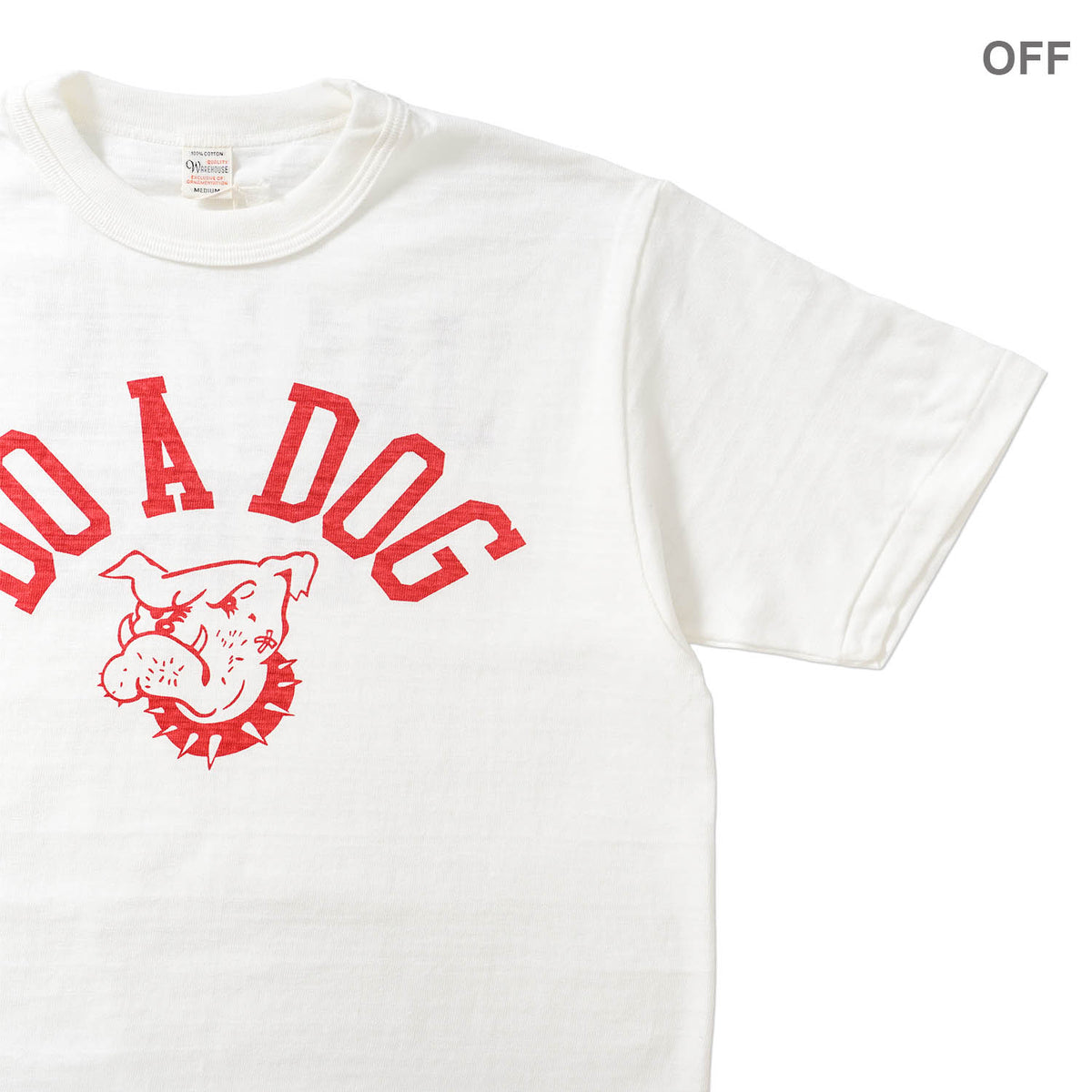 WAREHOUSE ウエアハウス 半袖 Tシャツ Lot 4601 "DO A DOG" 4601-DO A DOG(26SS)