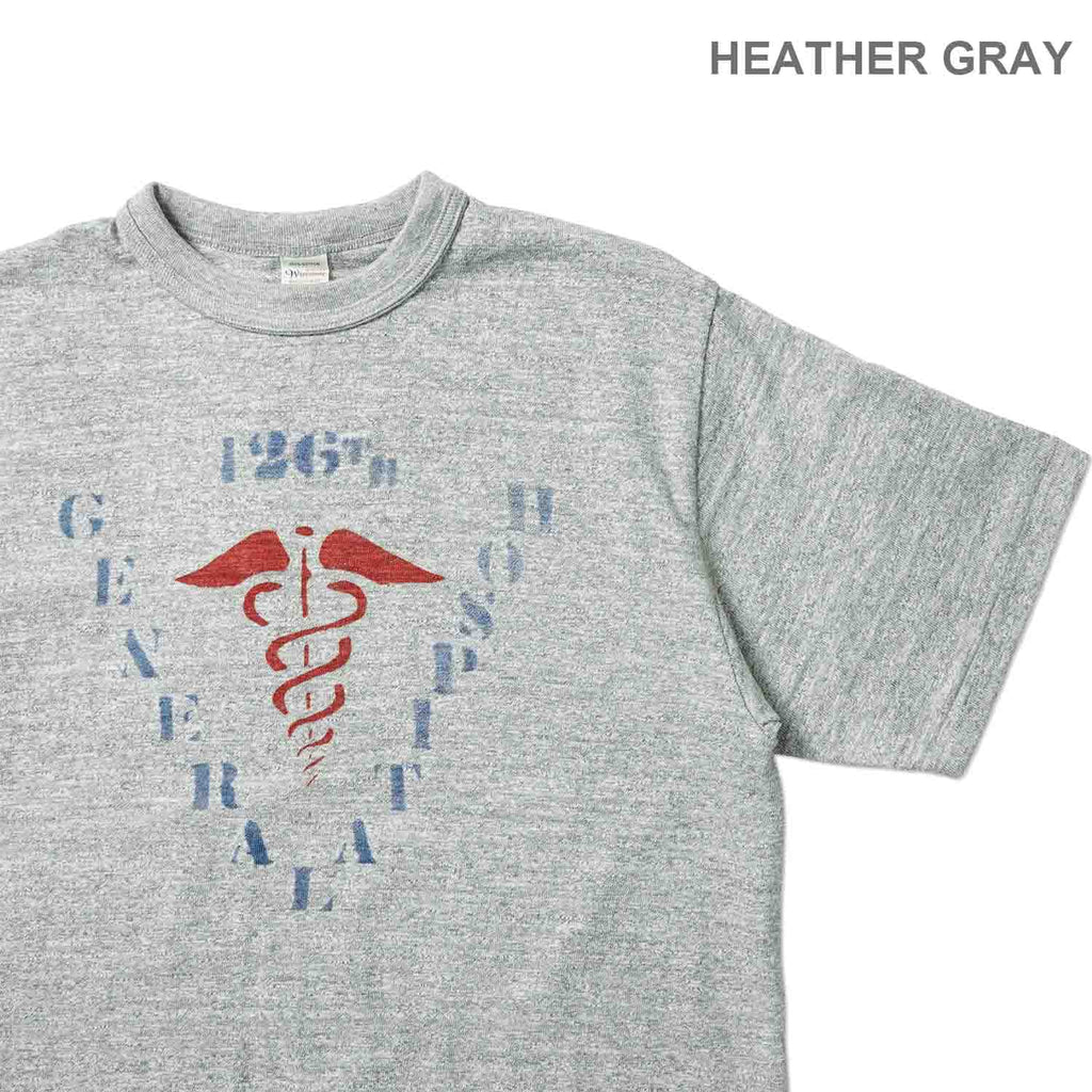 WAREHOUSE ウエアハウス 半袖 Tシャツ Lot 4601 "GENERAL HOSPITAL" 4601-GENERAL HOSPITAL(26SS)