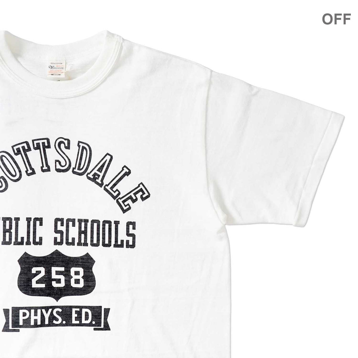 WAREHOUSE ウエアハウス 半袖 Tシャツ Lot 4601 "SCOTTSDALEN" 4601-SCOTTSDALE(26MS)