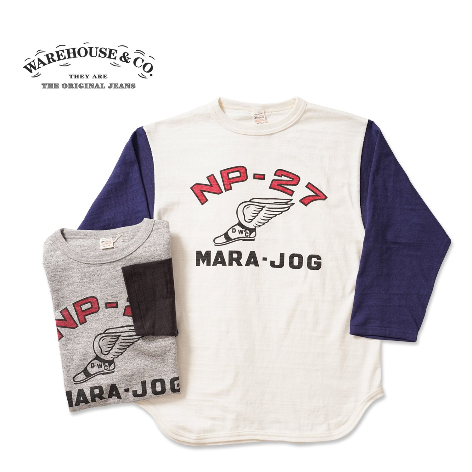WAREHOUSE ウエアハウス 7分袖 ベースボールT Lot.4800 
