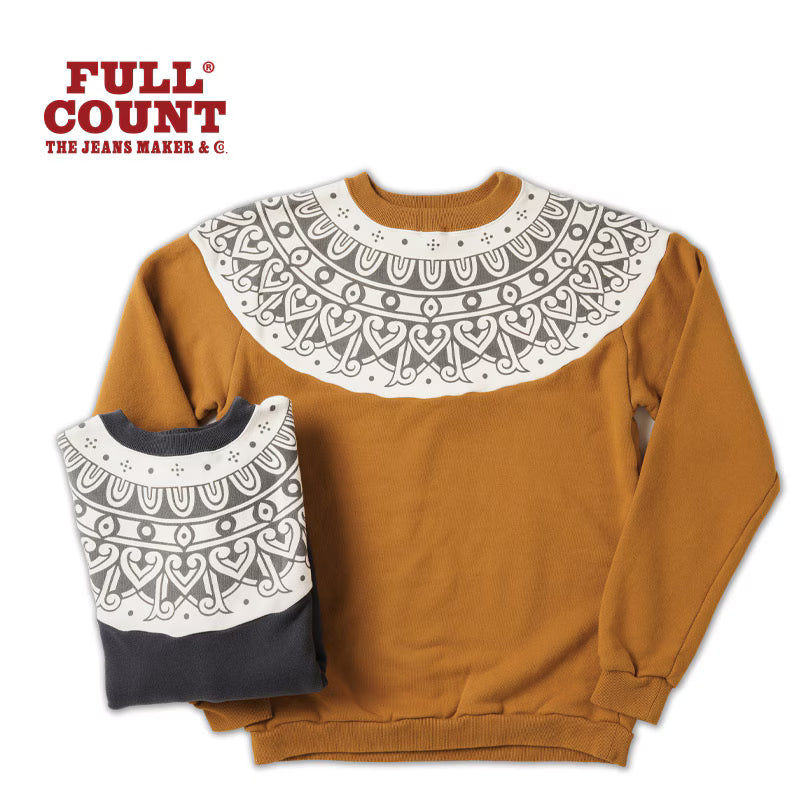 FULLCOUNT フルカウント スウェット トレーナー "Tribal Pattern Sweatshirts" 3764