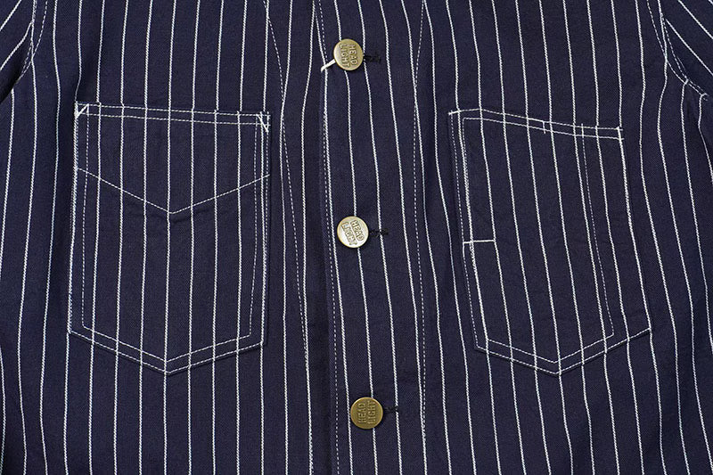 HEADLIGHT ヘッドライト ジャケット "8oz. SPECIAL WOVEN STRIPE DENIM WORK COAT" HD15647