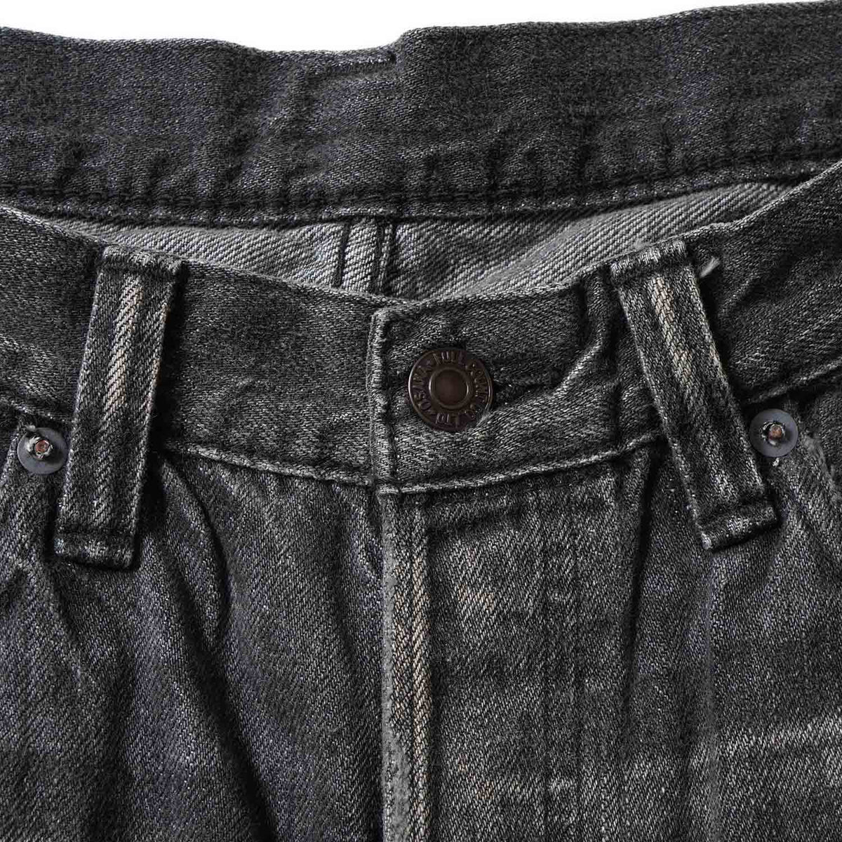 FULLCOUNT フルカウント パンツ "Straight Black Selvedge Denim Dartford(Super Smooth)" 1101BKSSHW
