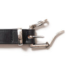 chapllin チャップリン ベルト HORWEEN CHROMEXCEL LEATHER "FIREMAN BELT" CPB-FIREMAN-CEX【BLACK×SILVER】